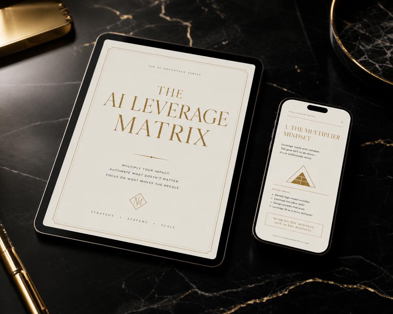 The AI Leverage Matrix guide
